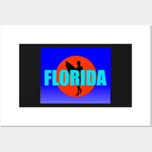 Florida sun design A Posters and Art